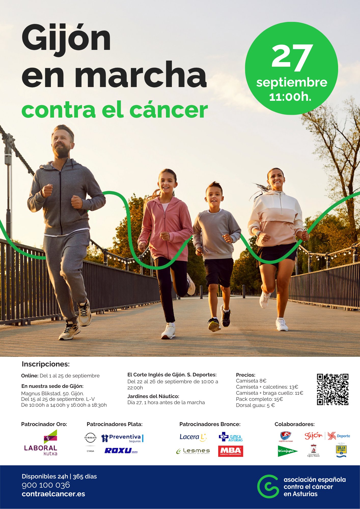 Gijón En Marcha Contra el Cáncer Logo
