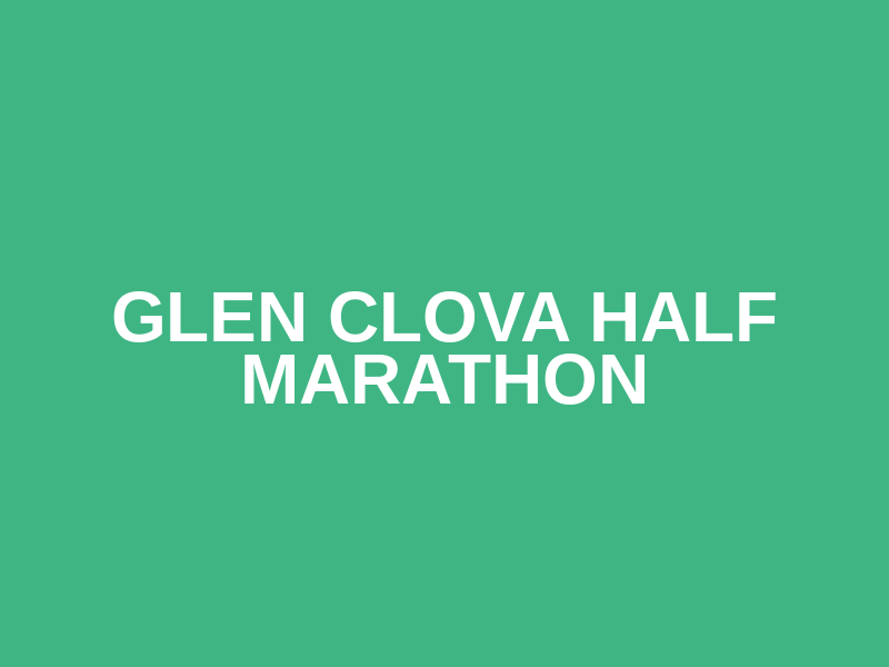 Glen Clova Half Marathon