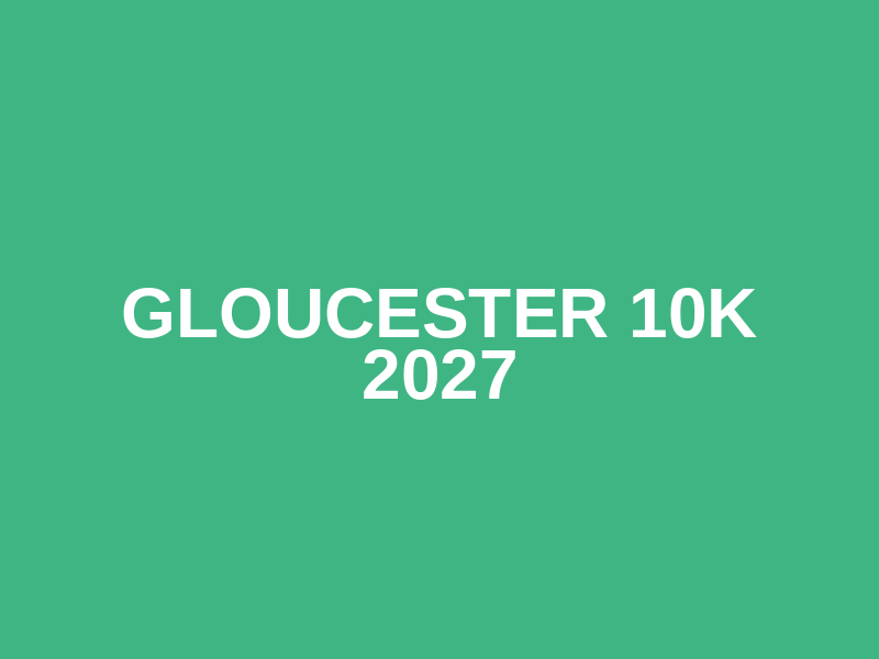 Gloucester 10K 2027 Logo