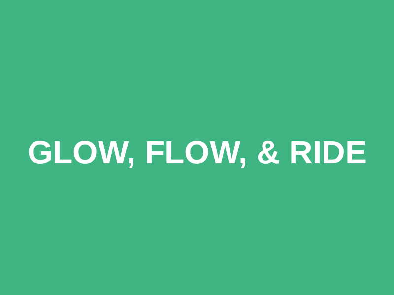Glow, FLOW, & RIDE Logo