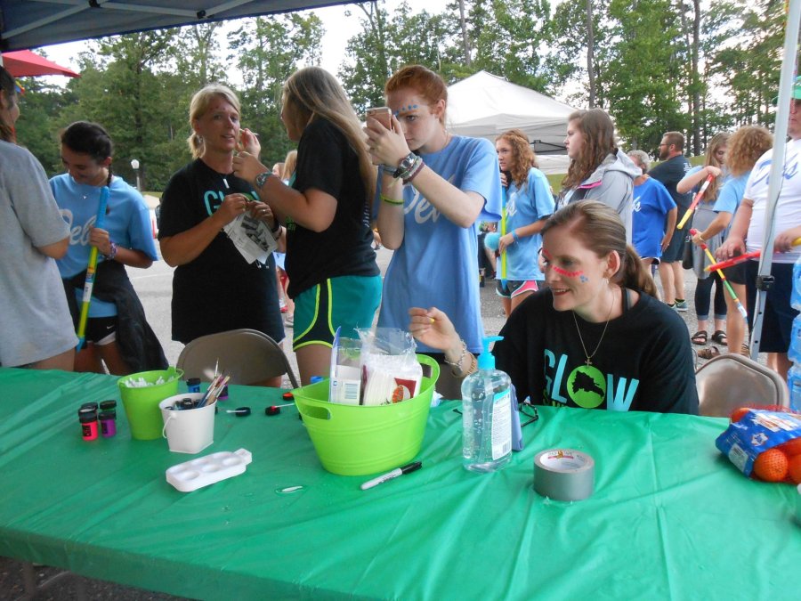 Glow So We Can Go 5K Glow Run and 2 Mile Walk Logo