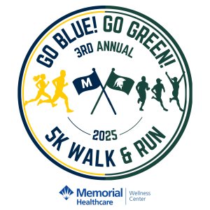 Go Blue! Go Green! 5k Run & Walk Logo