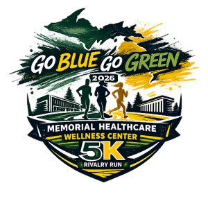 Go Blue! Go Green! 5k Run & Walk Logo