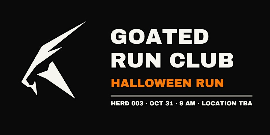Goated Run Club · HERD 003 · Halloween Run