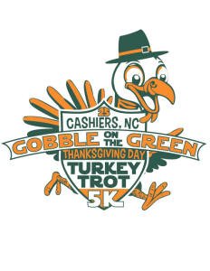 Gobble on the Green 5K Logo