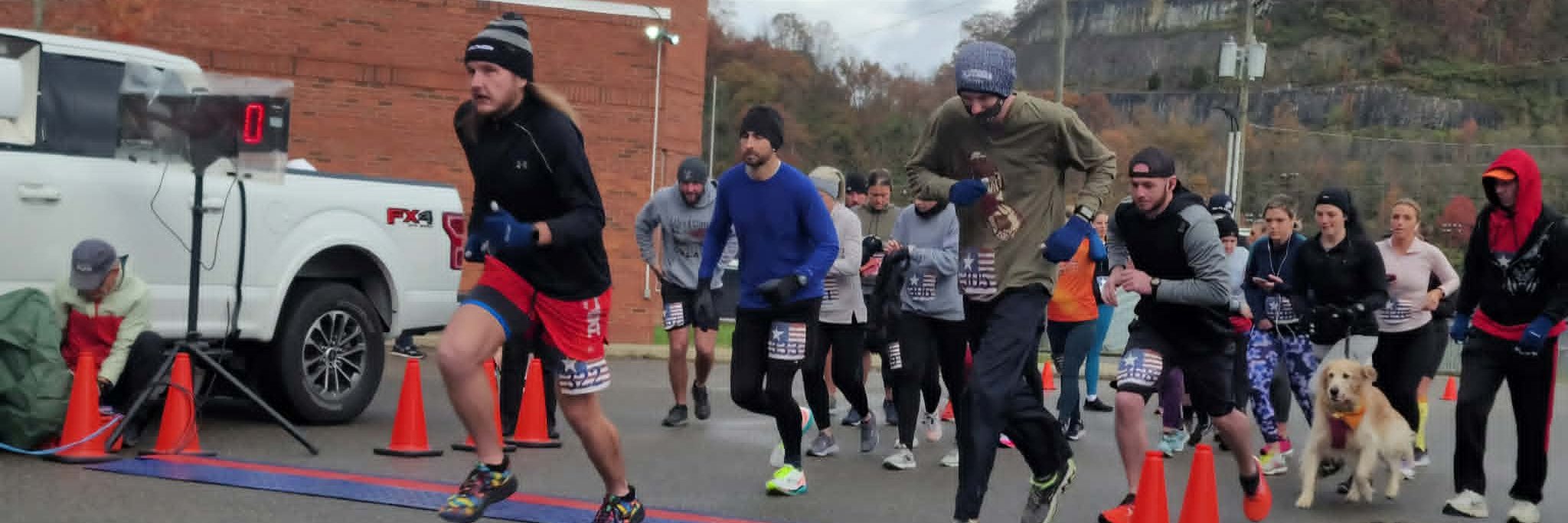Gobble Wobble Half Marathon and 5k Logo