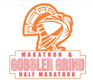Gobbler Grind Marathon, Half Marathon, 10K & 5K Logo