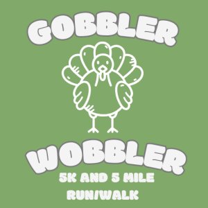 Gobbler Wobbler 5K and 5 Mile Logo
