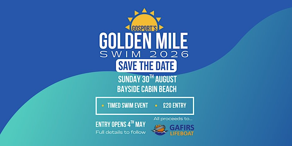 Golden Mile Swim 2026 in aid of GAFIRS