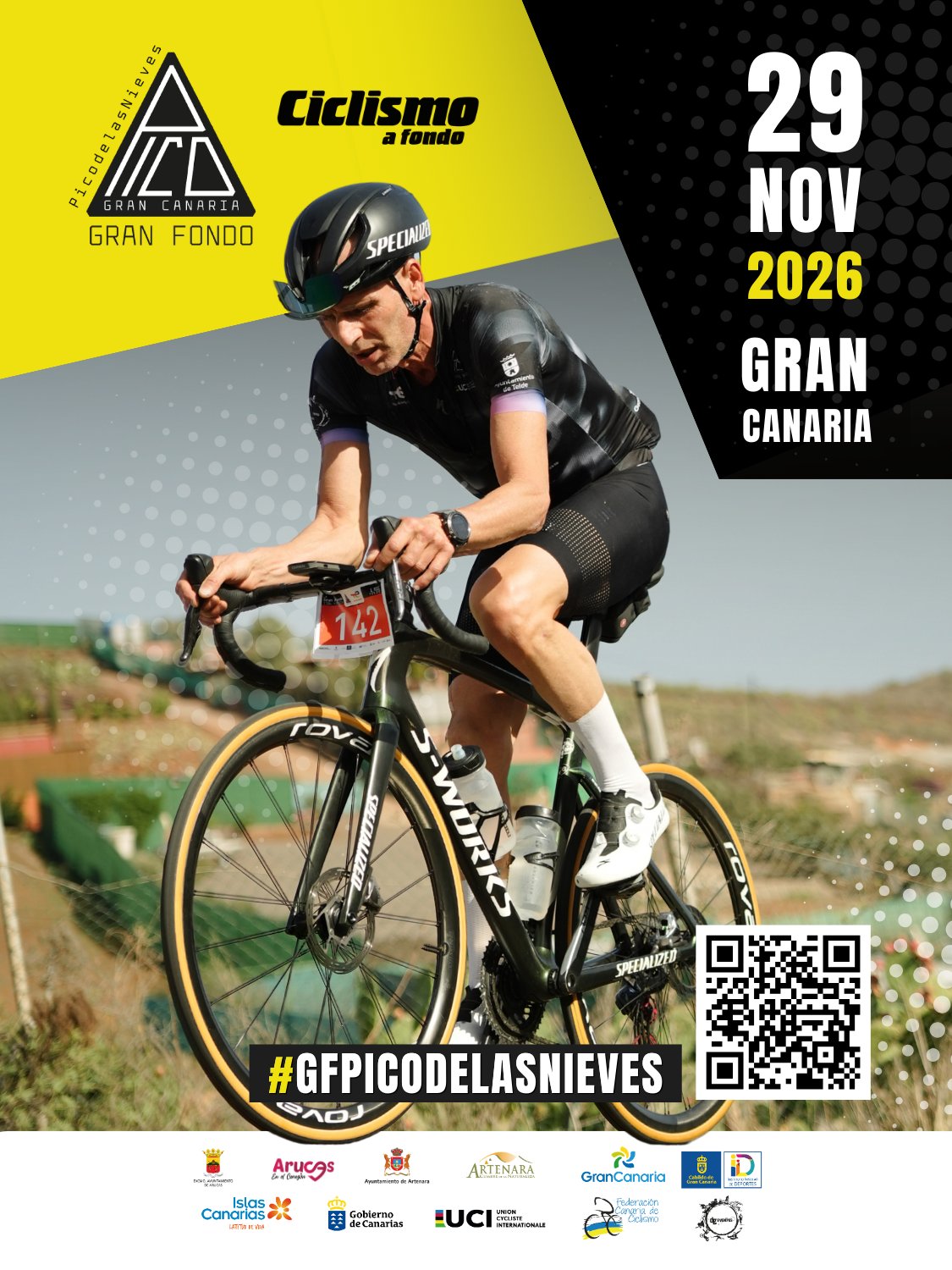 Gran Fondo Pico de las Nieves- Ciclismo a fondo 2026 Logo
