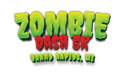Grand Rapids Zombie Dash 5k at Sixth Street Bridge 6:45pm Start Logo