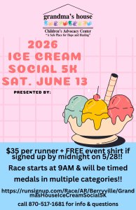 Grandma's House Ice Cream Social 5K Logo