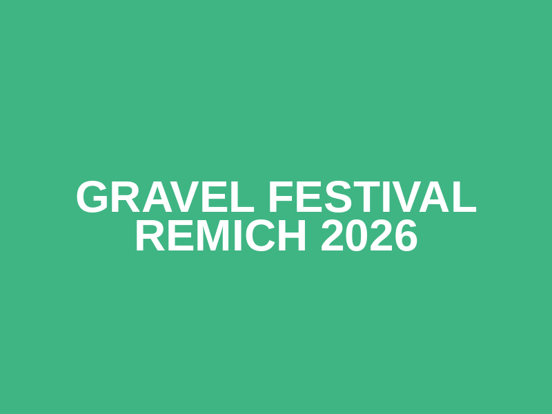 Gravel Festival Remich 2026