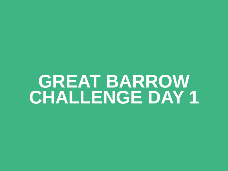 Great Barrow Challenge Day 1 Logo