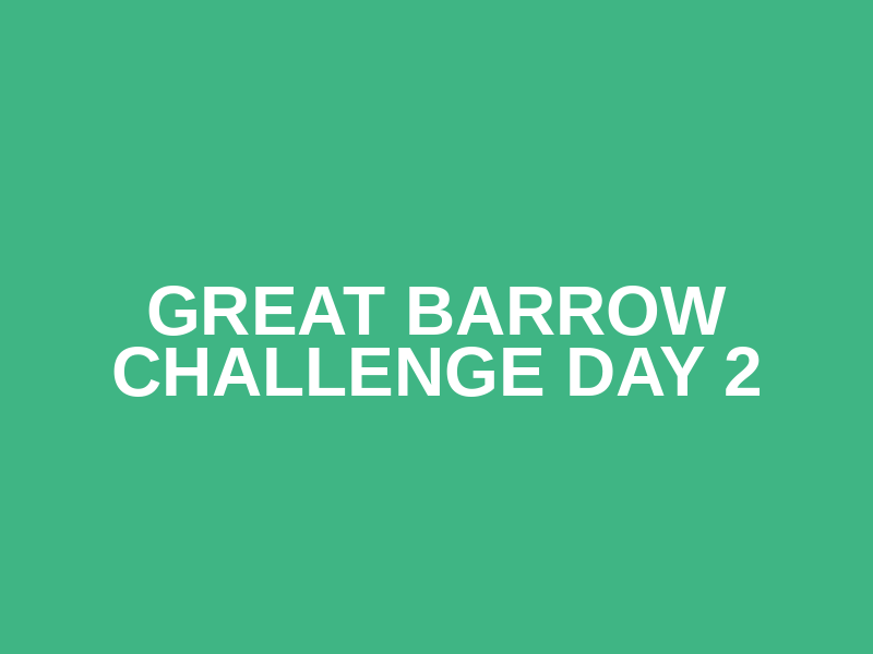 Great Barrow Challenge Day 2 Logo