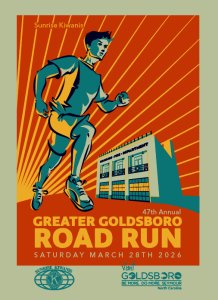 Greater Goldsboro Road Run - Run for a Child Logo