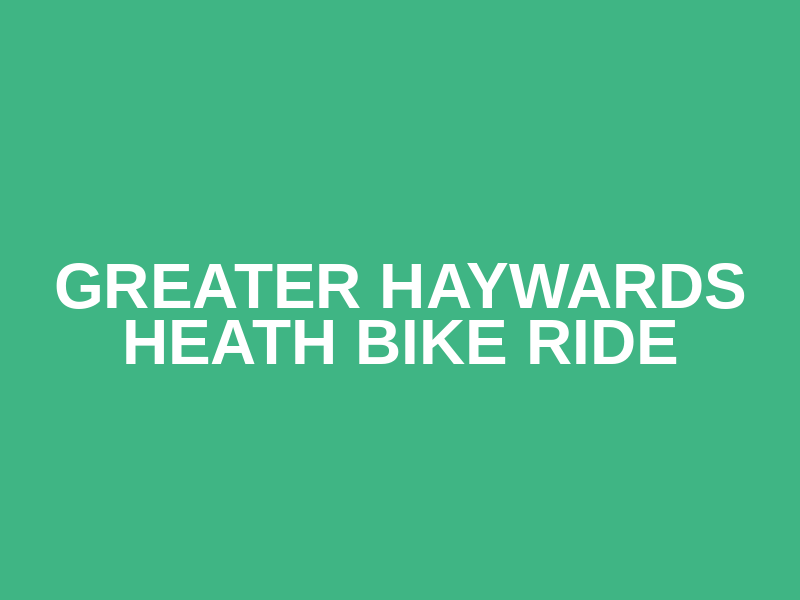 Greater Haywards Heath Bike Ride Logo