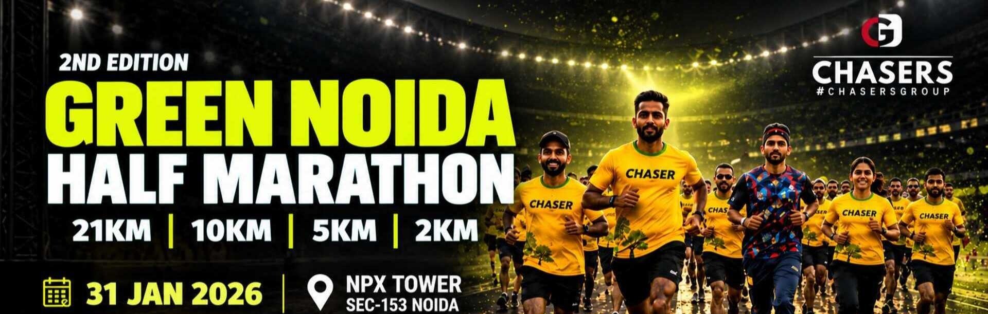 Green Noida Half Marathon 2027 Logo