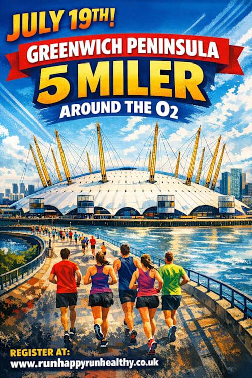 Greenwich Peninsula 5 miler : Around the iconic O2 Arena | London ...