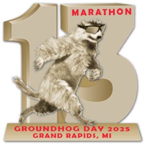 Groundhog Day Marathon Logo