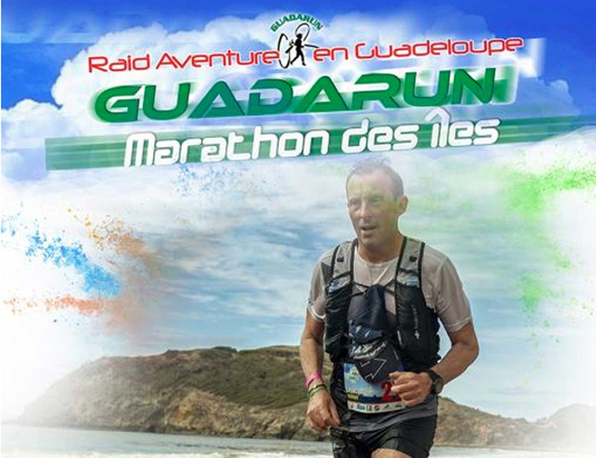 GUADARUN : Marathon des îles de Guadeloupe Logo