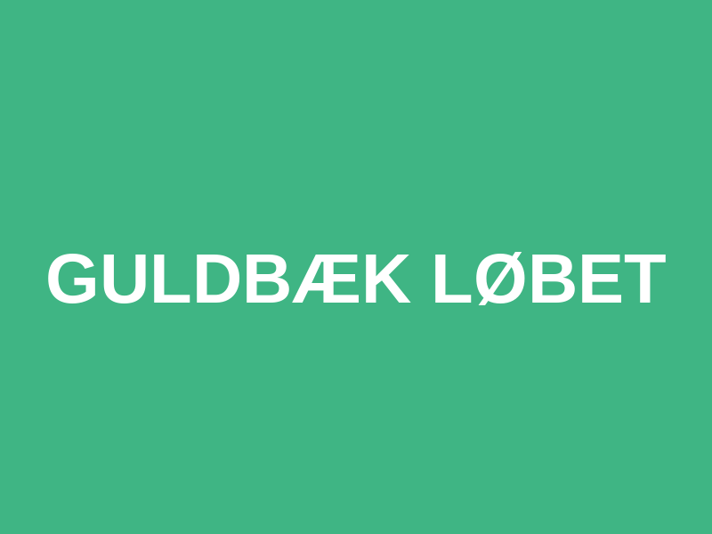 Guldbæk Løbet Logo