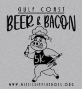 Gulf Coast Beer & Bacon 5K - March 2026 Logo