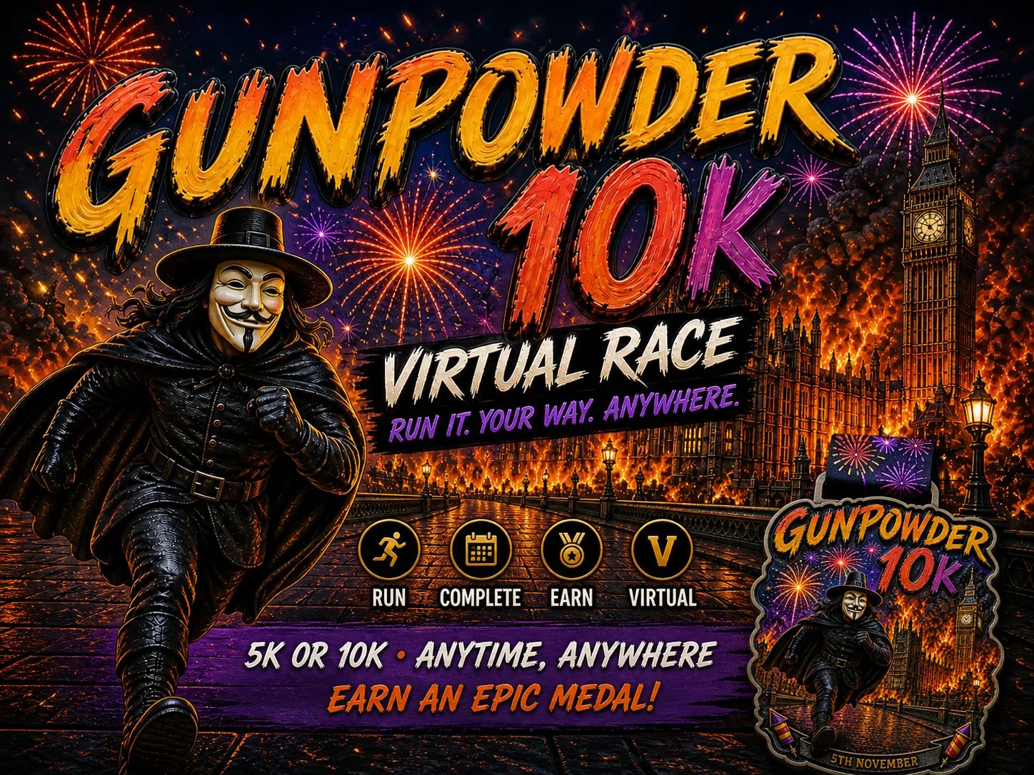Gunpowder 10k Logo