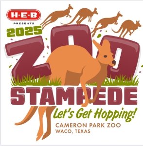 H-E-B Cameron Park Zoo Stampede Logo