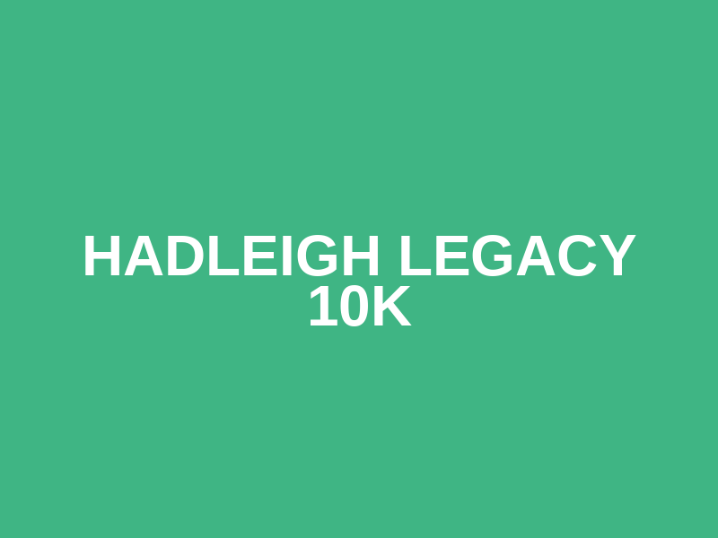 Hadleigh Legacy 10k Logo