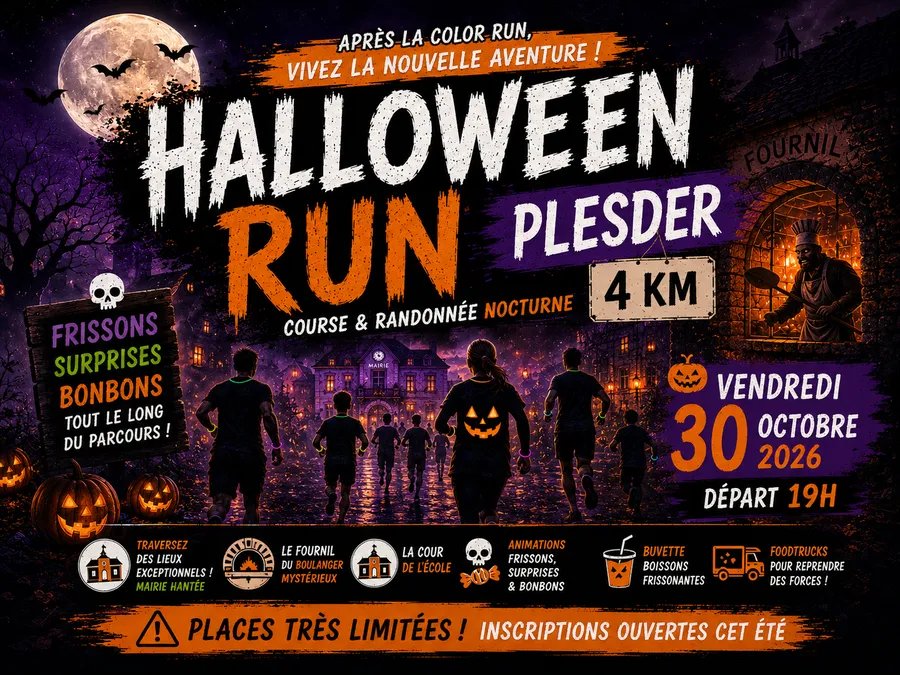 Halloween Run - Plesder Logo