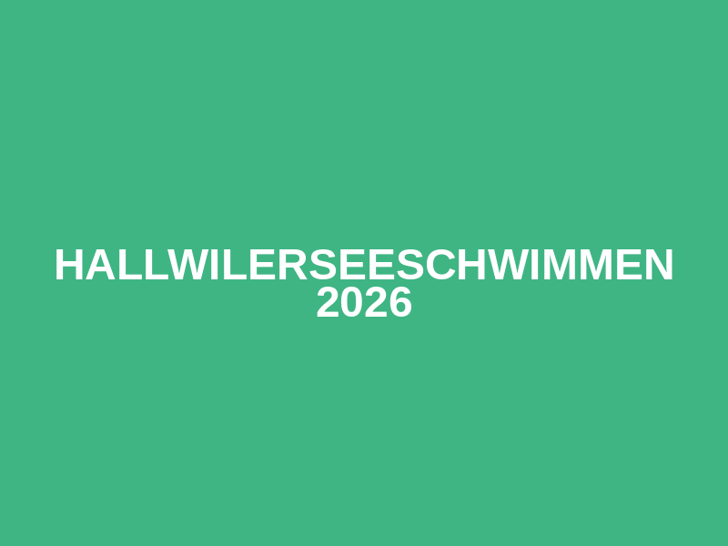 Hallwilerseeschwimmen 2026 Logo