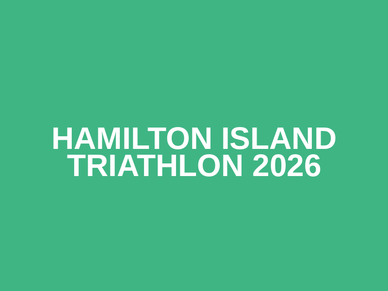 Hamilton Island Triathlon 2026 Logo