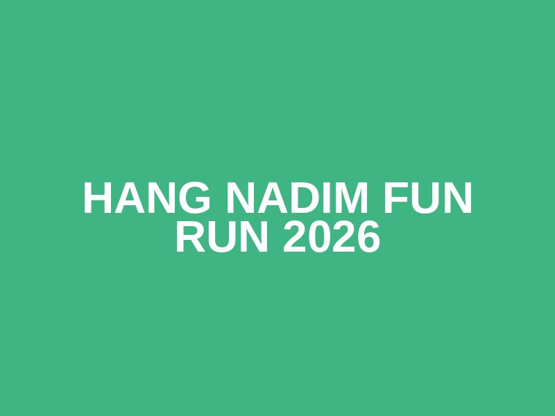 Hang Nadim Fun Run 2026 Logo