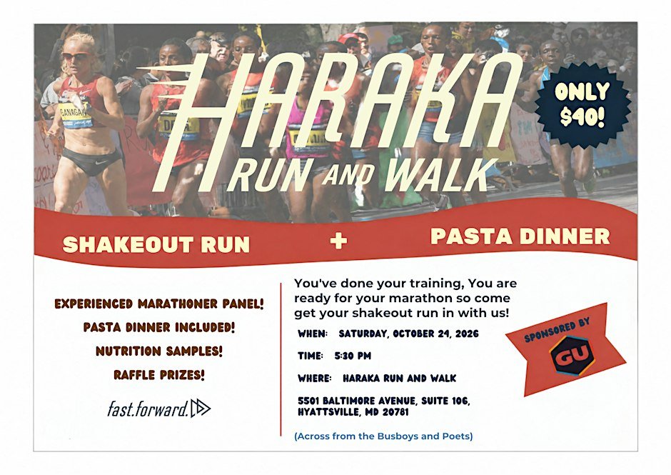 Haraka Rasta Pasta Shake Out Run Logo