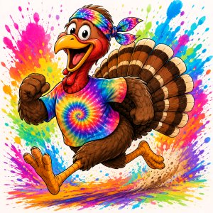 Hardin Elementary Color Run Logo