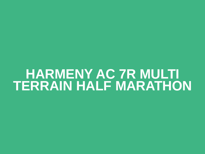 Harmeny AC 7R Multi Terrain Half Marathon Logo