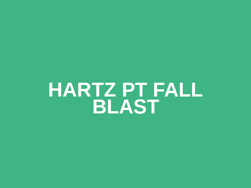 Hartz PT Fall Blast Logo
