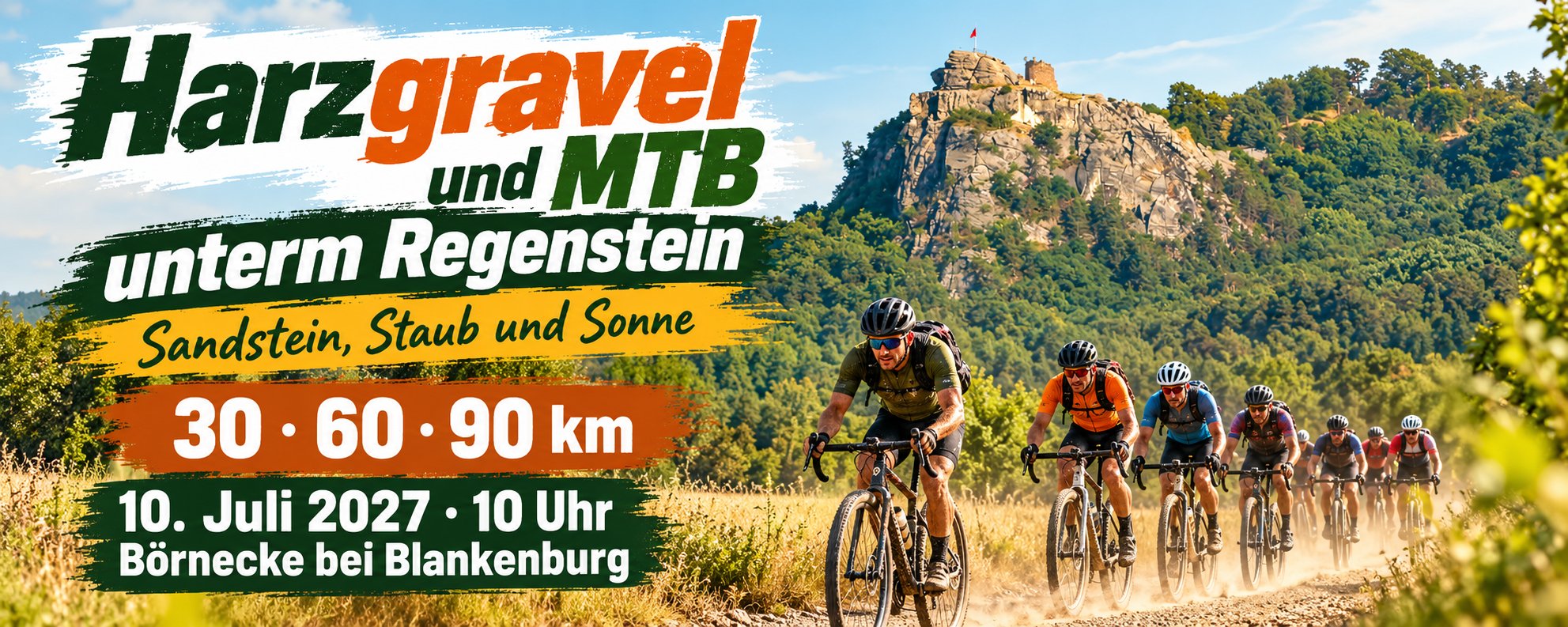 HARZGRAVEL am REGENSTEIN -  Gravel + MTB Cup