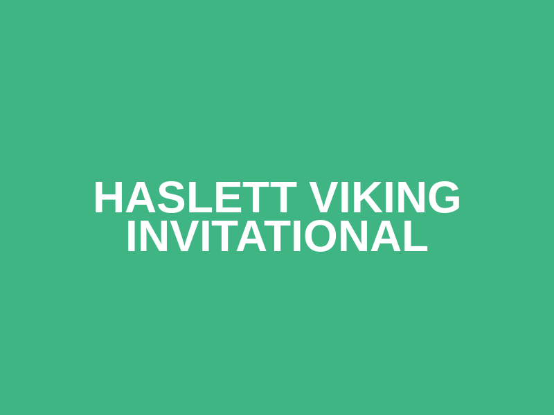 Haslett Viking Invitational Logo