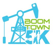 HealthWorks Fitness Center Boomtown Run Logo