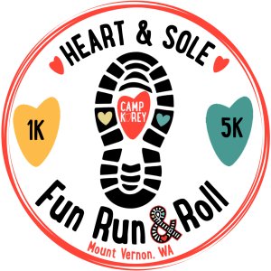 Heart and Soul Fun Run and Roll 1K and 5K Logo