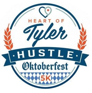 Heart of Tyler Hustle: Oktoberfest 5K Logo