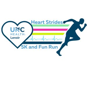 Heart Strides 8K, 5K, and Fun Run Logo