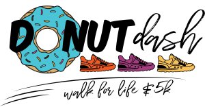 Heartline Donut Dash Walk/Run for Life 5k Logo