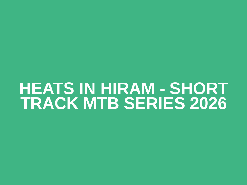 Heats in Hiram - Short Track MTB Series 2026 Logo