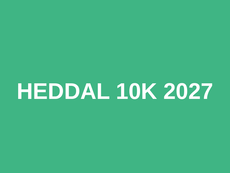 Heddal 10K 2027