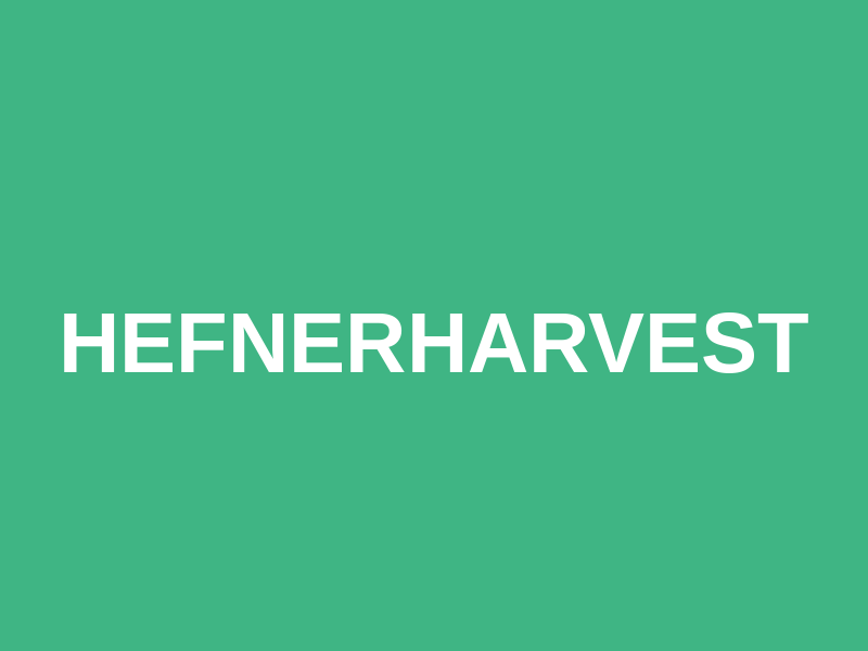 HefnerHarvest