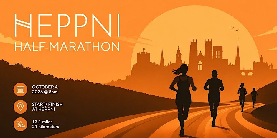 Heppni Half Marathon Logo