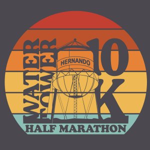 Hernando Water Tower 10K and Half Marathon Logo